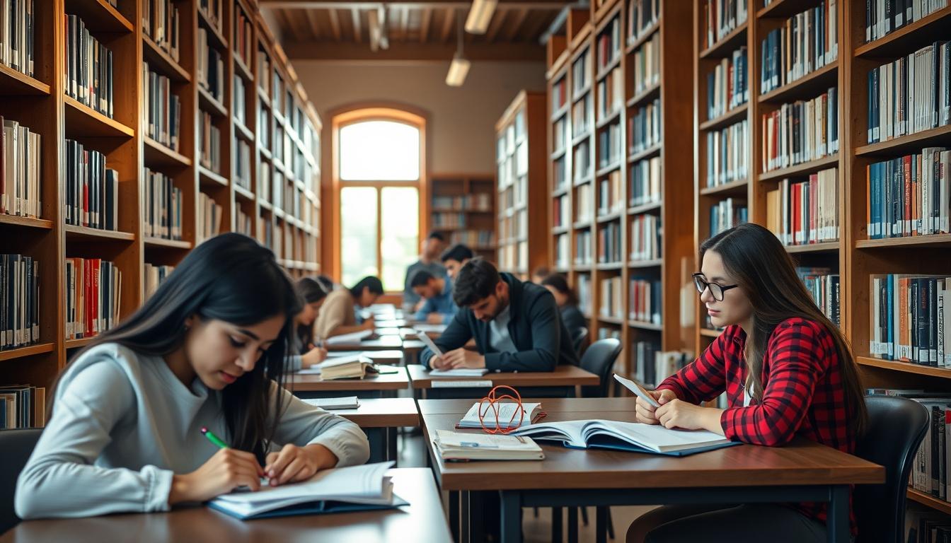 Organized study environment supporting productive learning